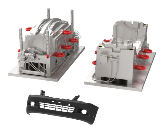 Moulage par injection de partie de carrosserie automatique de pare-chocs avant de pare-chocs de voiture en plastique